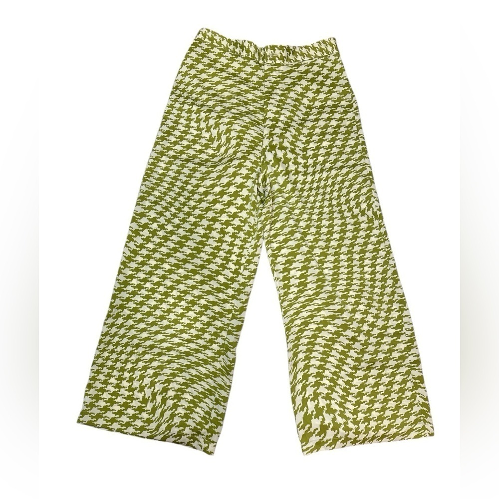 Urban Outfitters Olympia Printed Wide Leg Pants Large - Picture 4 of 9
